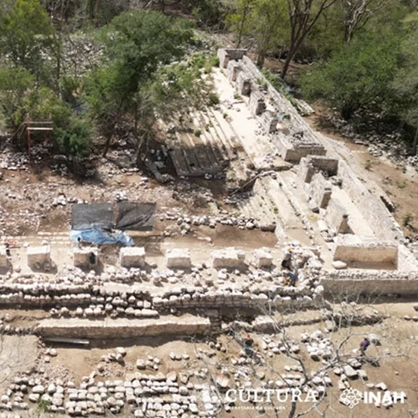 A Dual Mayan Stele is Unearthed in Southeastern Mexico