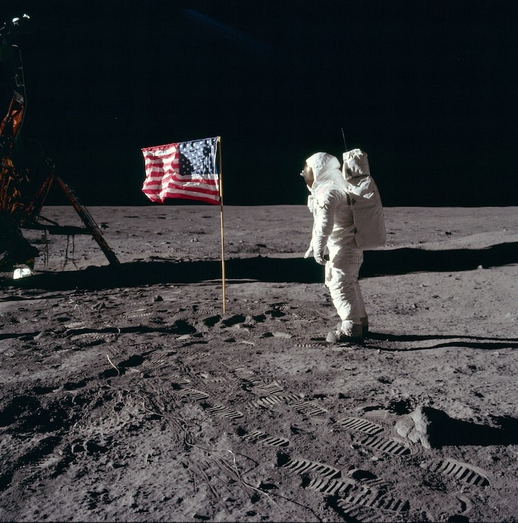 Videos of NASA Astronauts Trying to Walk on the Moon