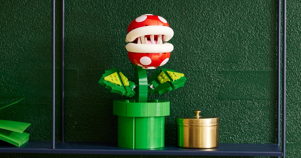 LEGO Announces a New Super Mario Piranha Plant Set