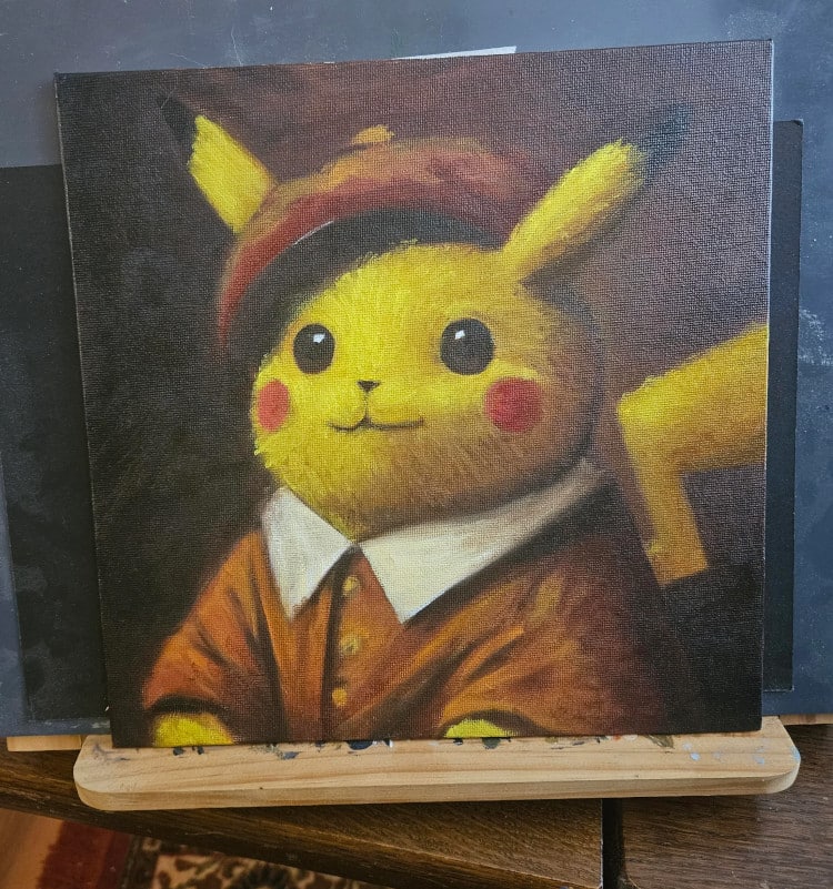 Pikachu as Renaissance Painting