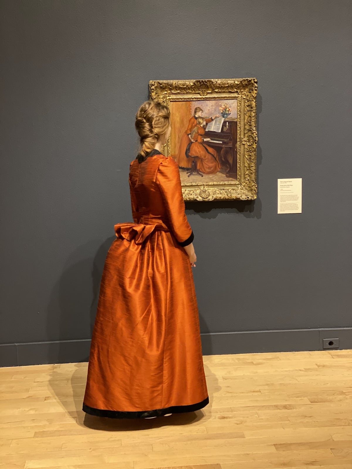 Woman Recreates Dress From Renoir Painting