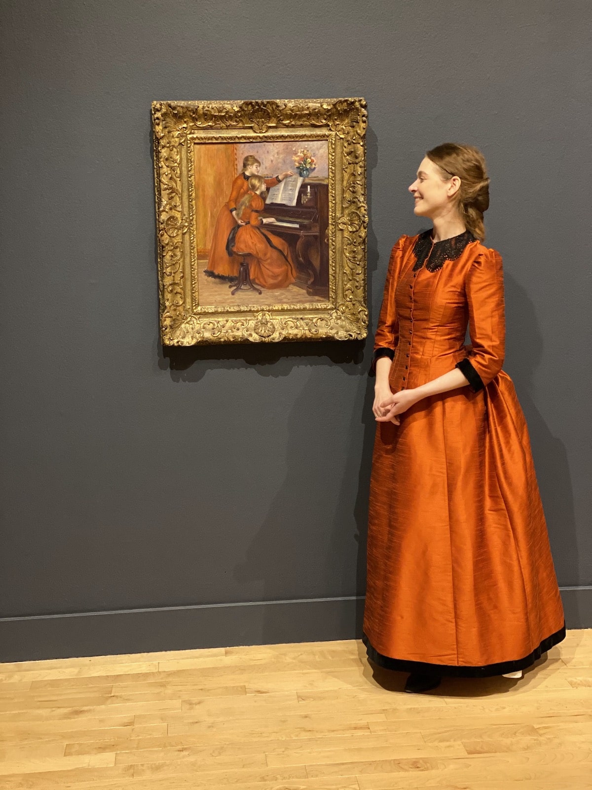Woman Recreates Dress From Renoir Painting