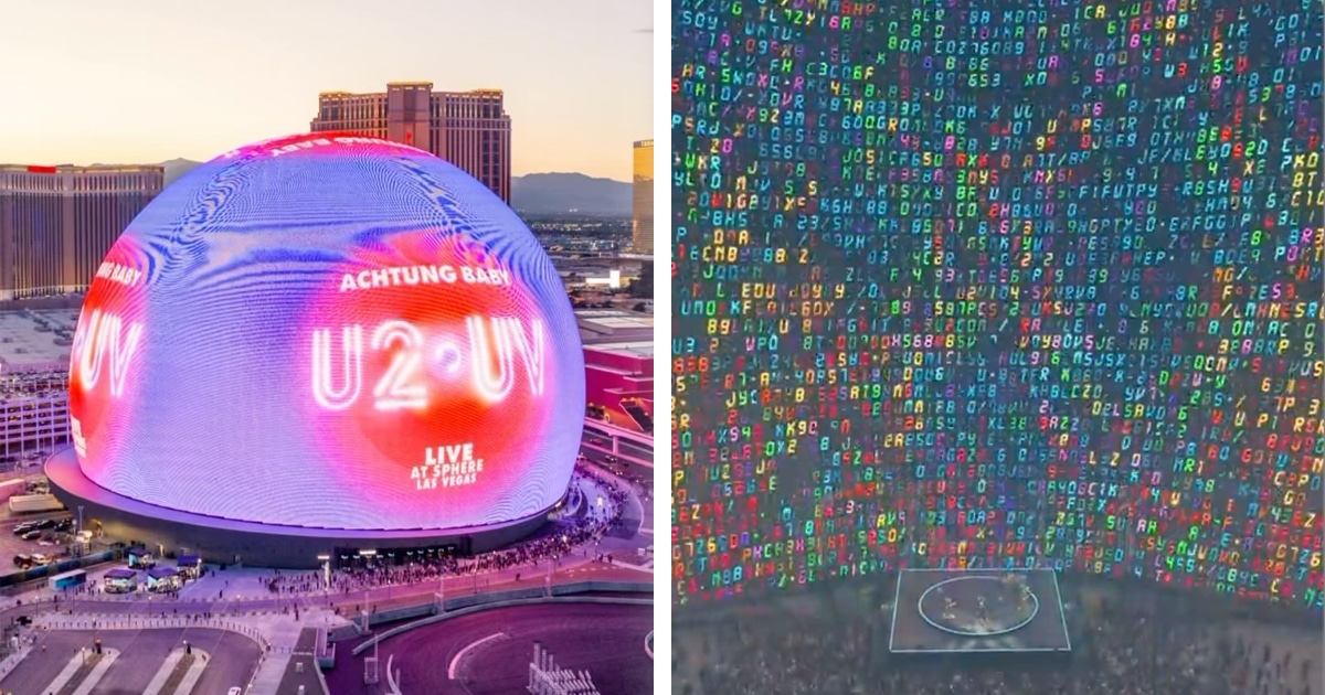 Debut of the Las Vegas Sphere, the coolest concert venue that ever was or  will be. U2 makes history at MSG Sphere. @lasvegasmsgsphere @u2