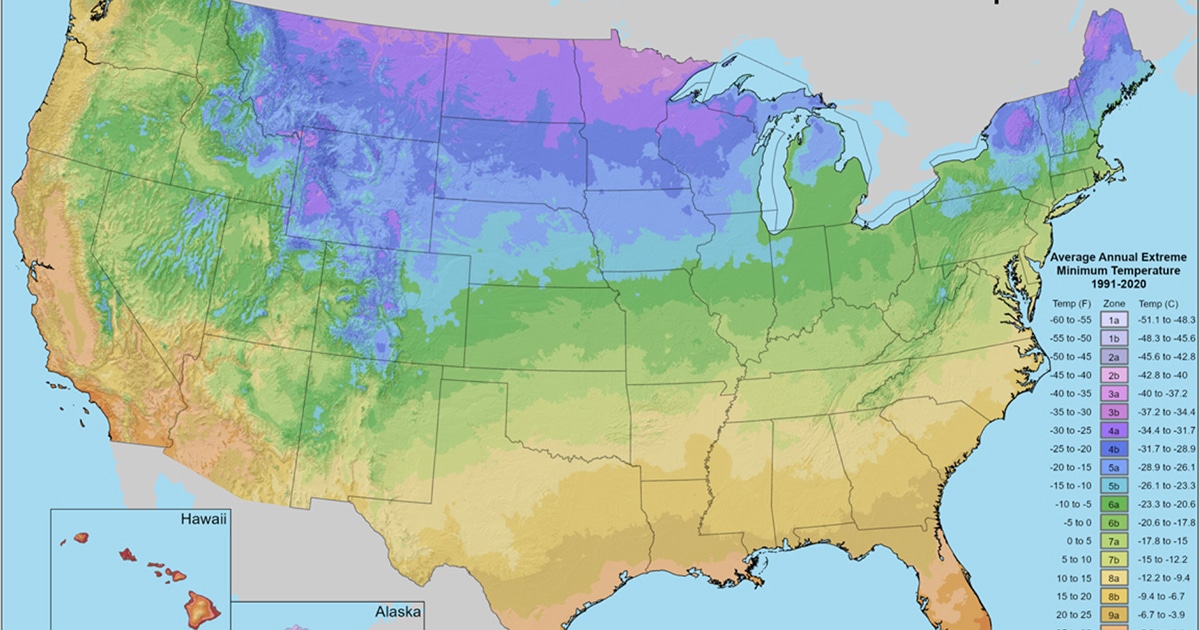 Plant Hardiness Map for 2023 Confirms Gardner Suspicions