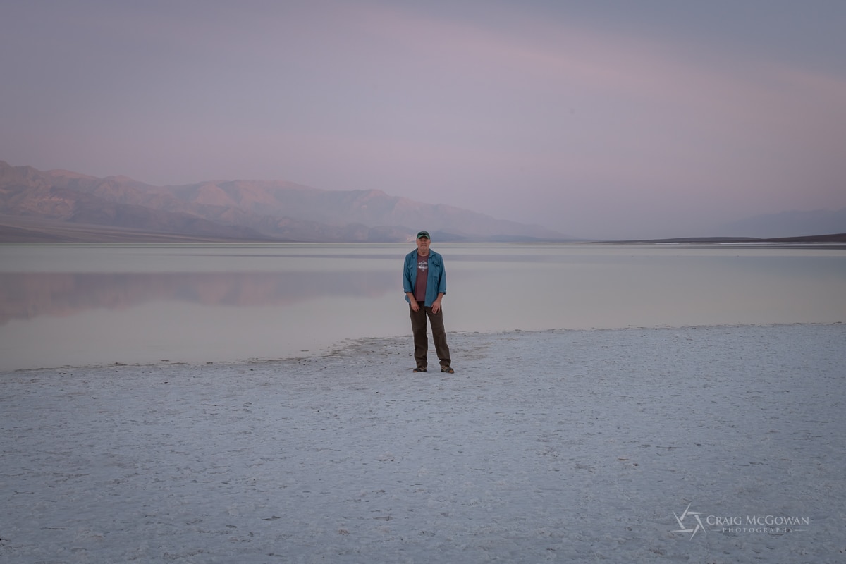 Craig McGowan in Death Valley