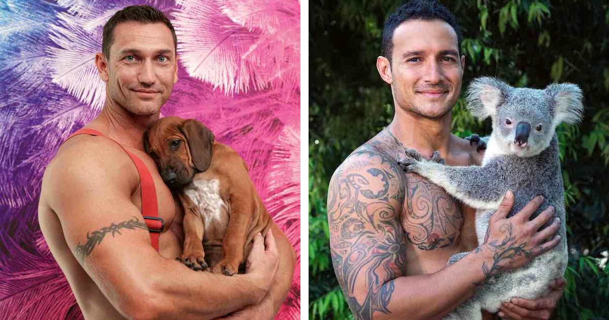 Australian Firefighters Calendar Is Back With More Shirtless Heroes and Adorable Animals