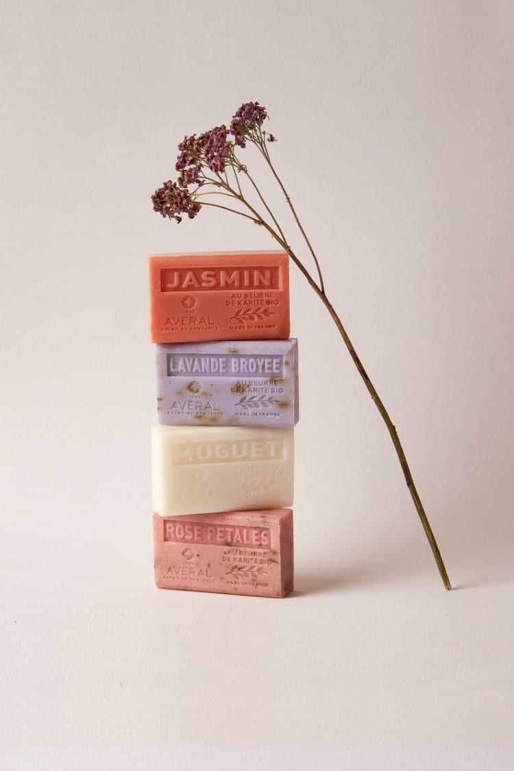 Flowers Triple Milled French Soap Set