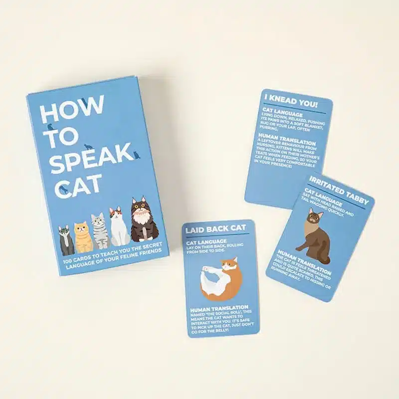 how to speak cat cards gift