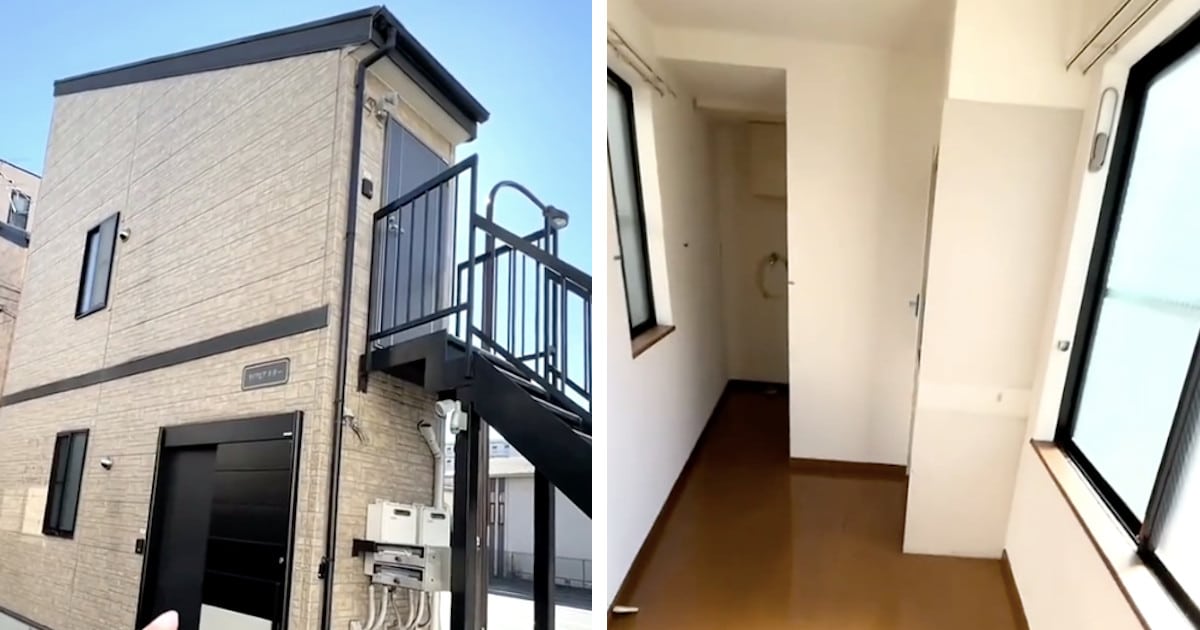 Look Inside One of Japan’s “Slimmest” Apartments That is Barely Wider Than the Front Door