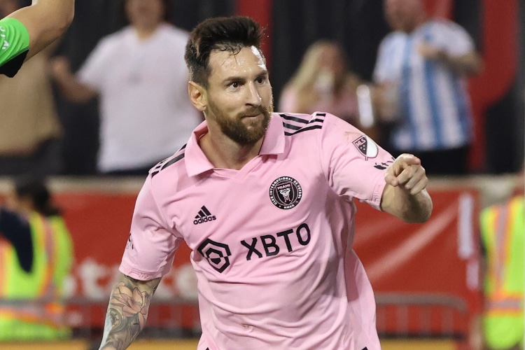Lionel Messi during MLS match