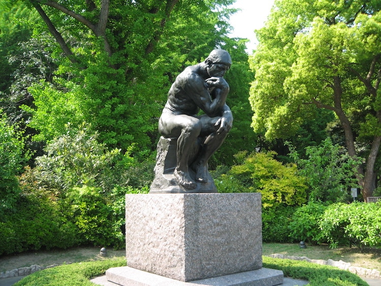 The Thinker by Rodin