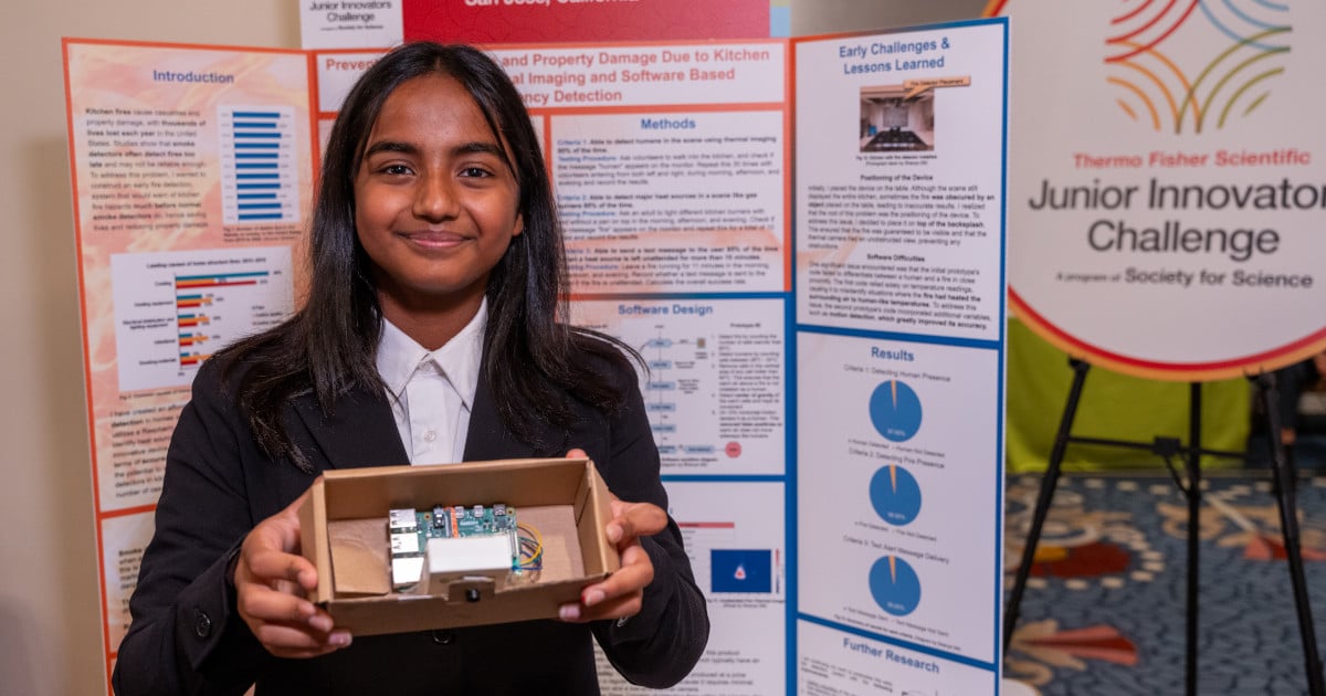 12-Year-Old Invents Affordable Fire Detection System That Sends Alerts to Your Phone