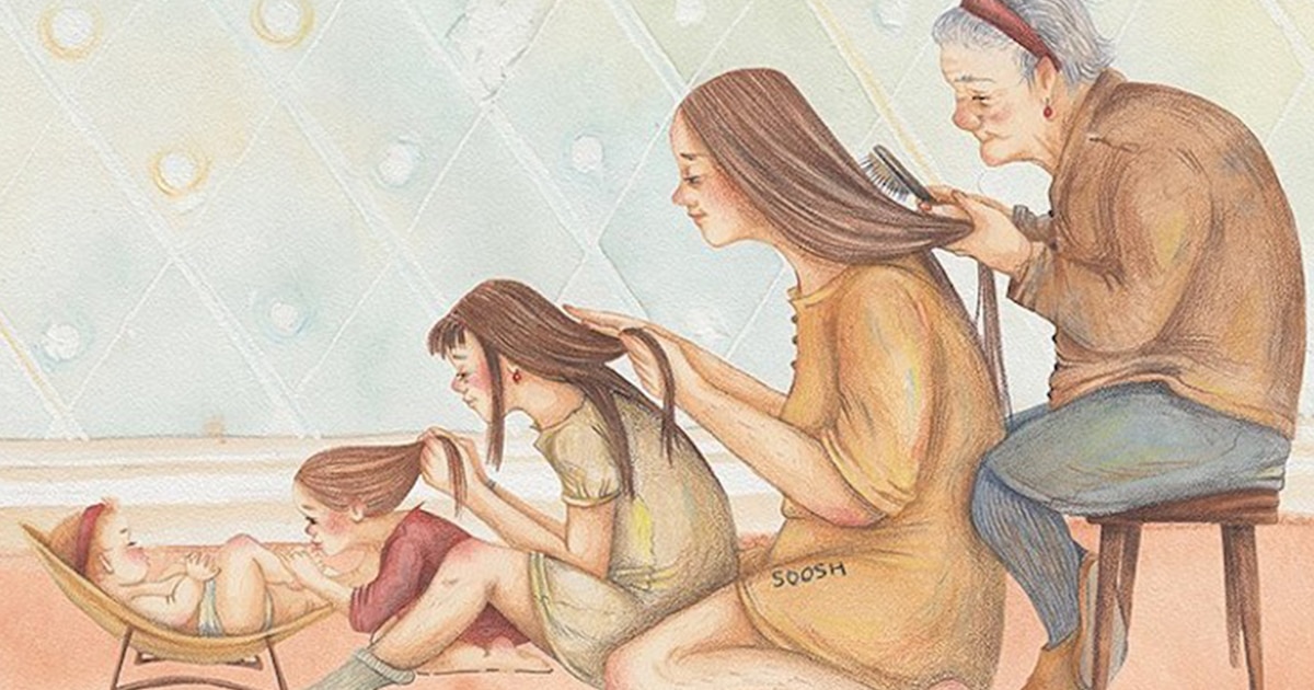 Artist Captures Warm Family Moments in Beautiful Watercolor Illustrations