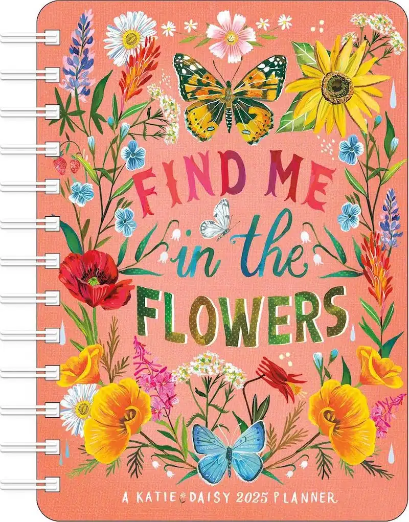 Wildflower colorful planner Katie Daisy