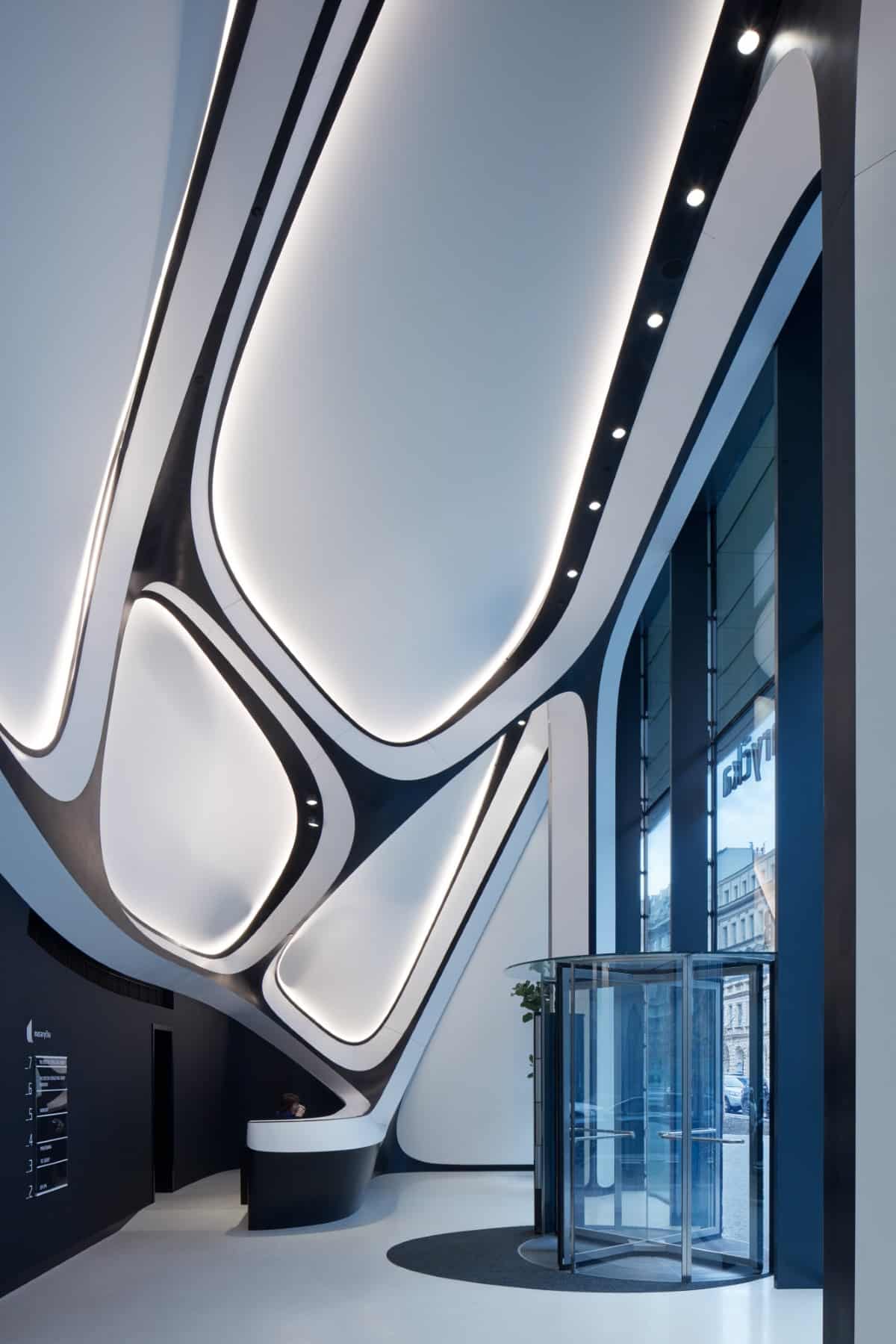 Masaryčka Building Interior by Zaha Hadid Architects 