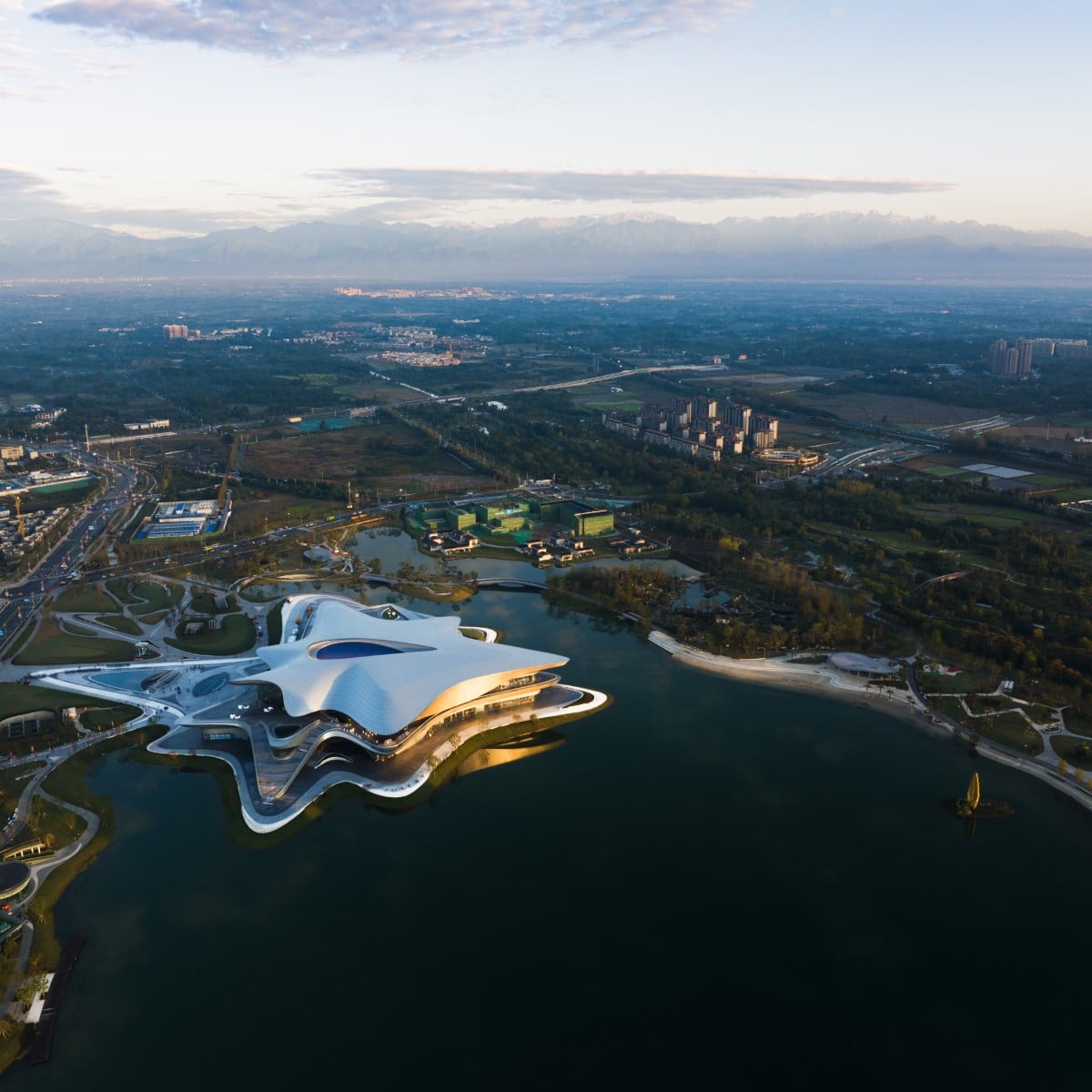 Chengdu Science Fiction Museum by ZHA