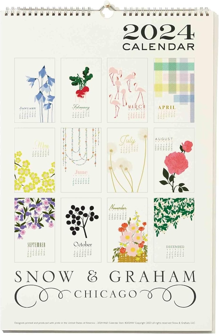 Snow & Graham calendar