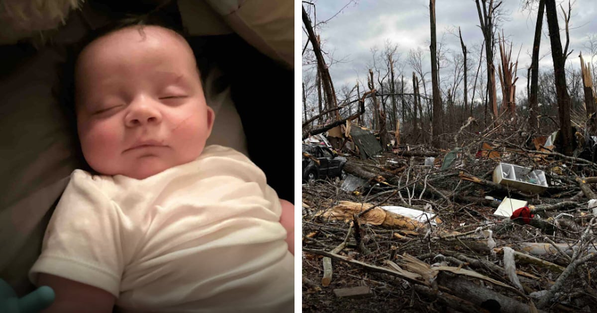 Baby Blown Away in a Tornado Is Found Safe and Sound in a “Little Tree Cradle”