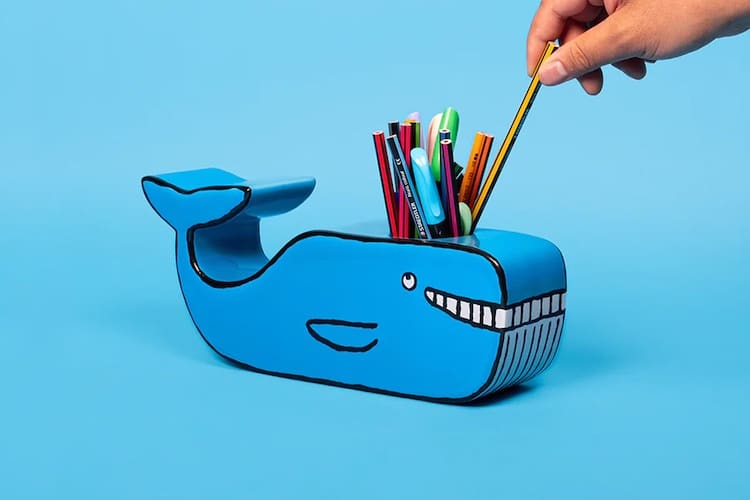 La Baleine Whale Sculpture by Jean Jullien