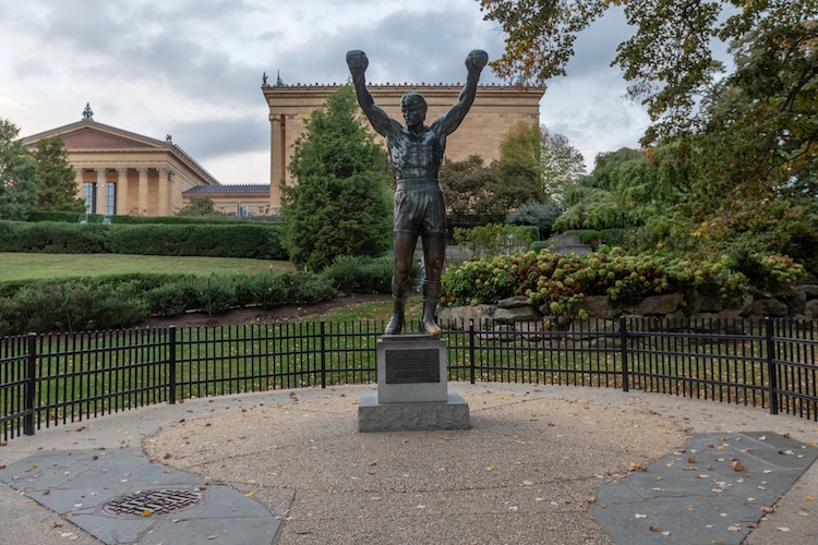 Rocky Statue of Sylvester Stallone