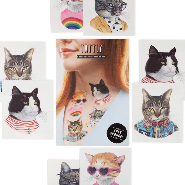 Temporary Cat Tattoos by Tattly