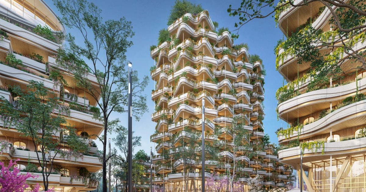 Eco Village Projects Reference: Incredible Car Free Eco Village Overlooking Lake Geneva
