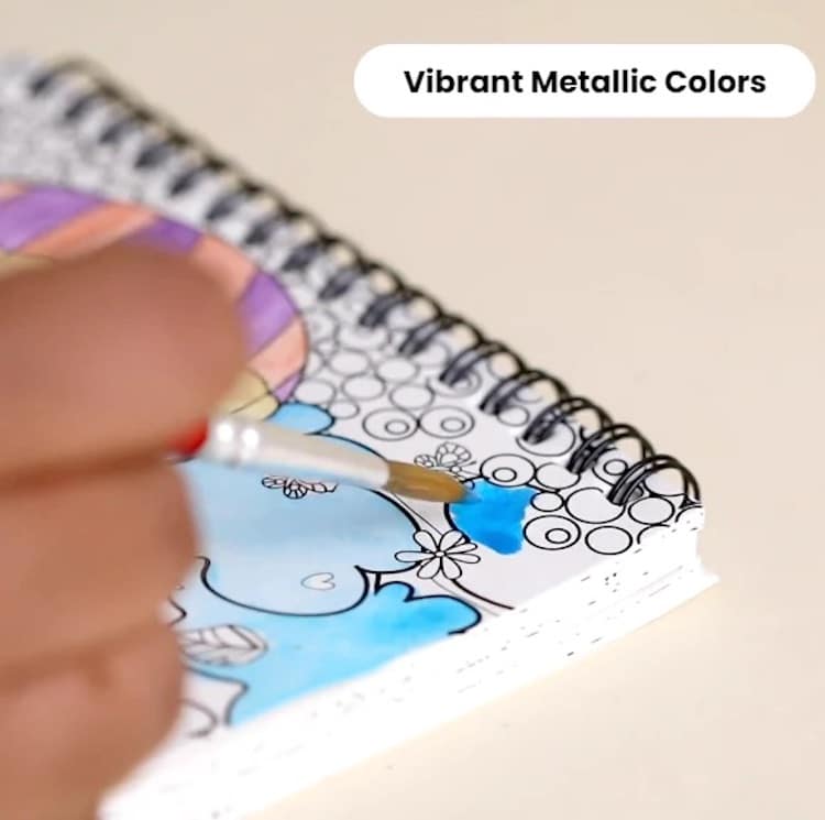 Viviva Colors Metallic Watercolor Pans