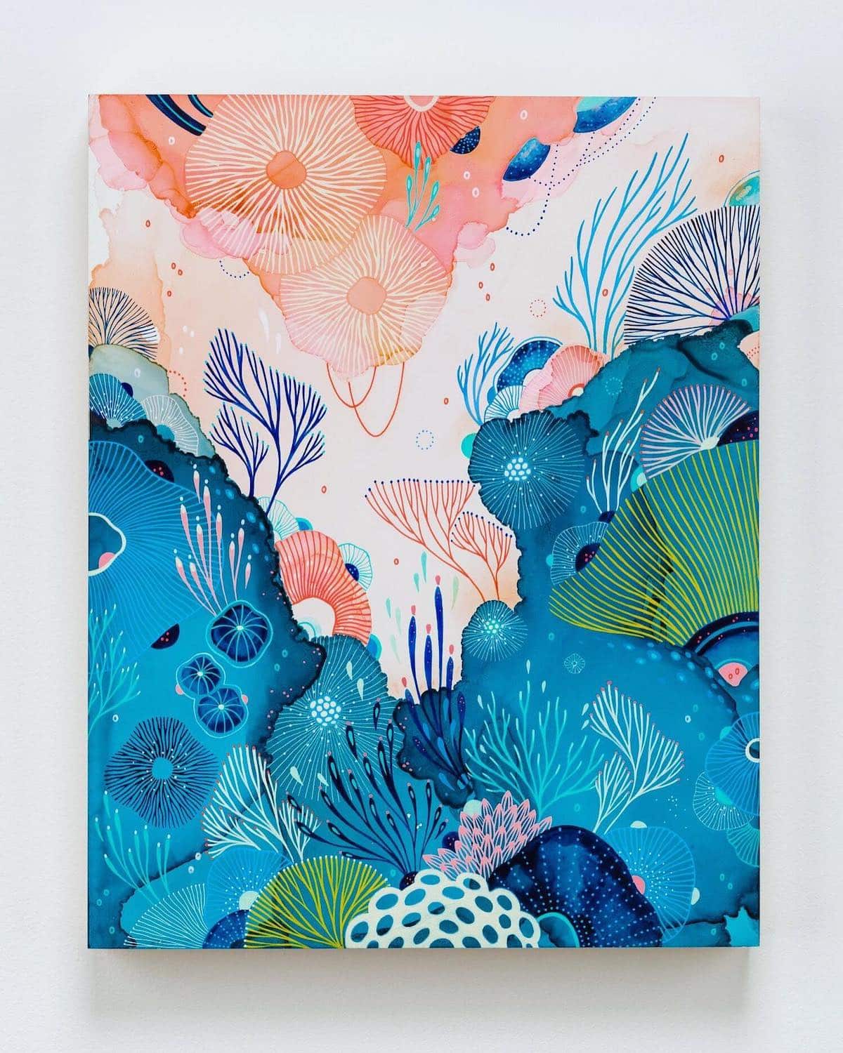 Mixed Media Paintings by Yellena James