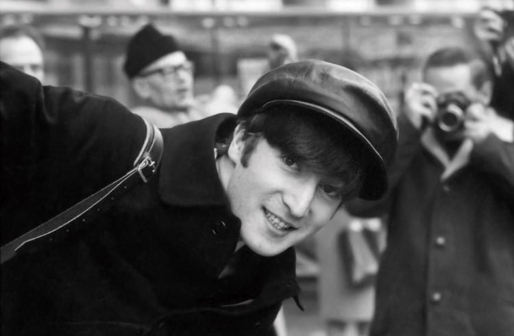 Paul McCartney photo of John Lennnon in London in 1964