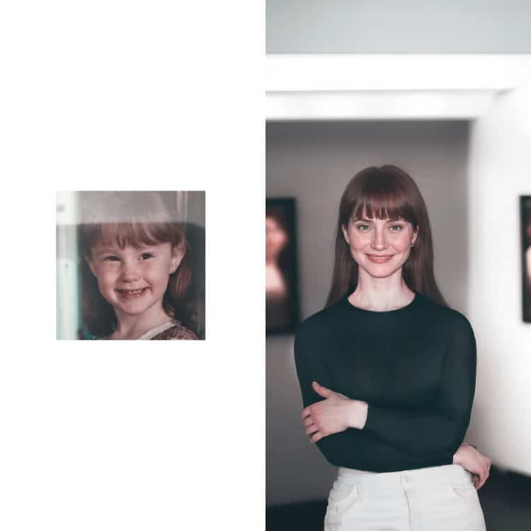AI Generated Ages Portrait of Girl Who Passed Away