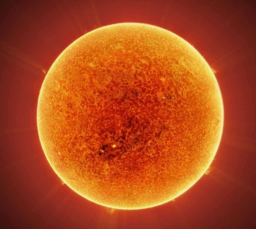 400 Megapixel Photo of the Sun by Andrew McCarthy