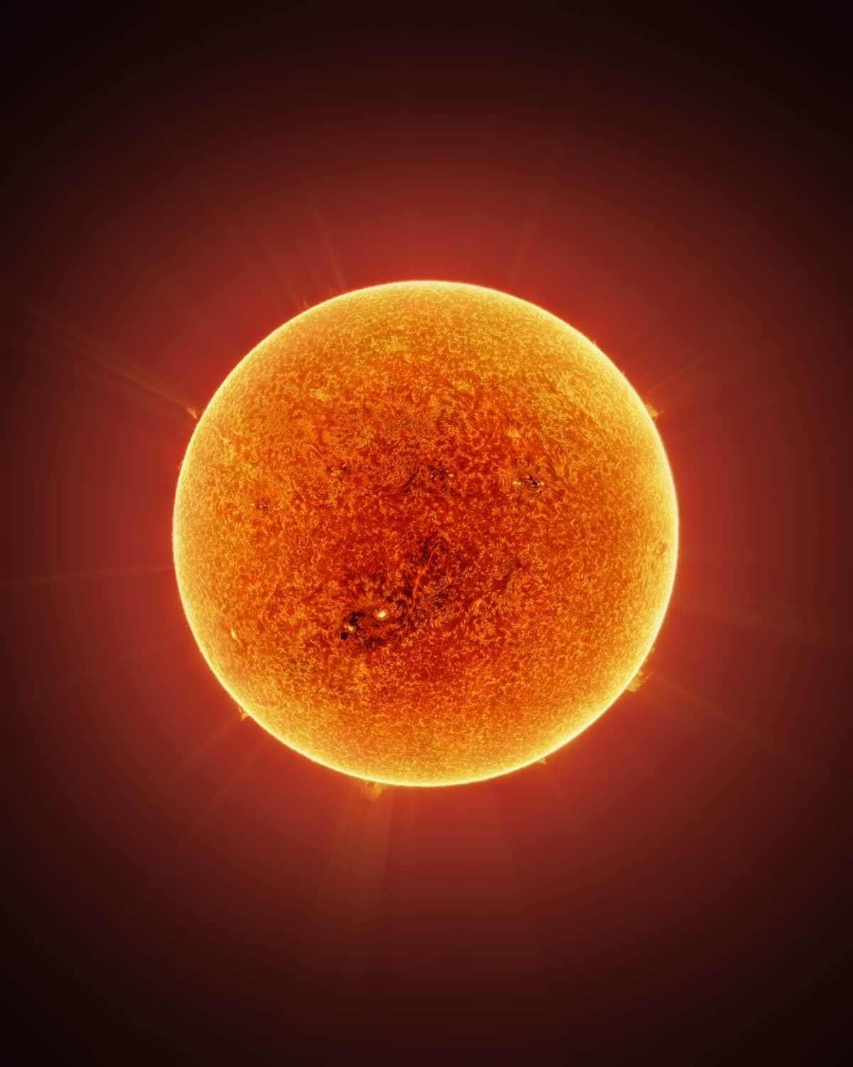 400 Megapixel Photo of the Sun by Andrew McCarthy