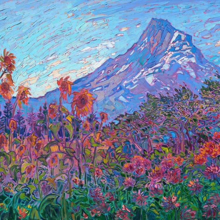 Open Impressionist Paintings of Nature by Erin Hanson