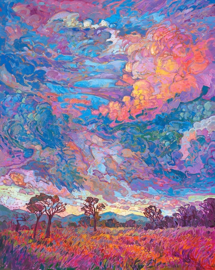 Open Impressionist Paintings of Nature by Erin Hanson