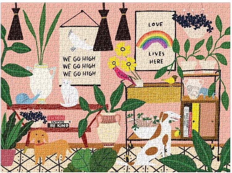 Love Lives Here Jigsaw Puzzle