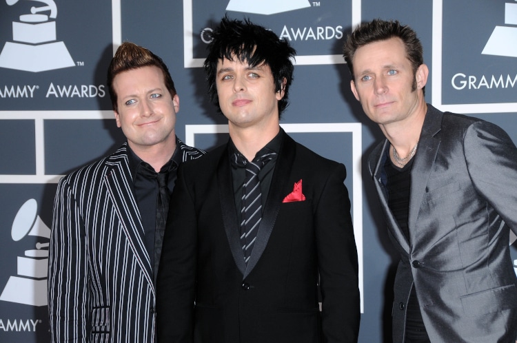 Green Day at the 52nd Annual Grammy Awards - Arrivals, Staples Center, Los Angeles, CA. 