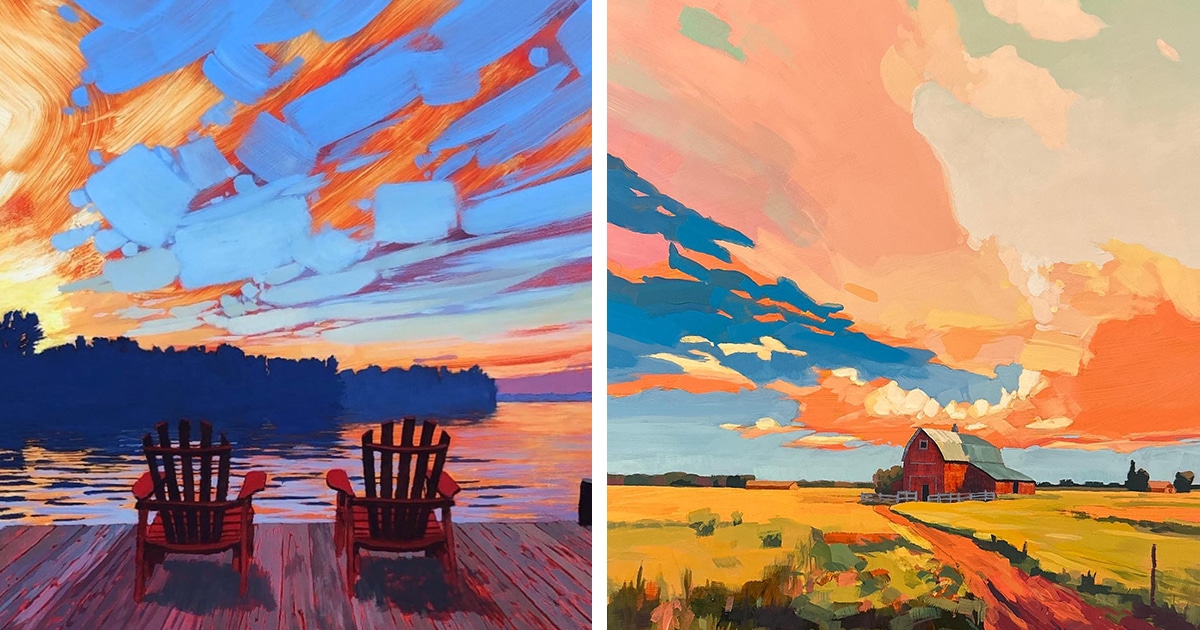 Artist Captures Landscapes With Bold, Sweeping Brushstrokes