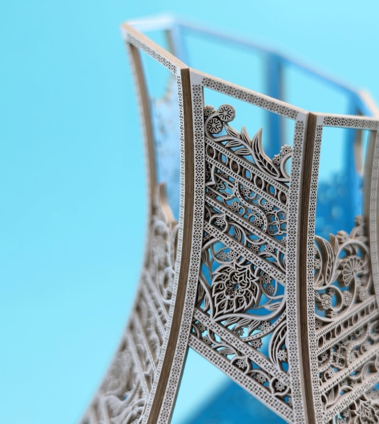 Laser-Cut Paper Sculptures by Ibbini Studio