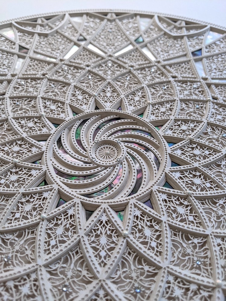 Laser-Cut Paper Sculptures by Ibbini Studio