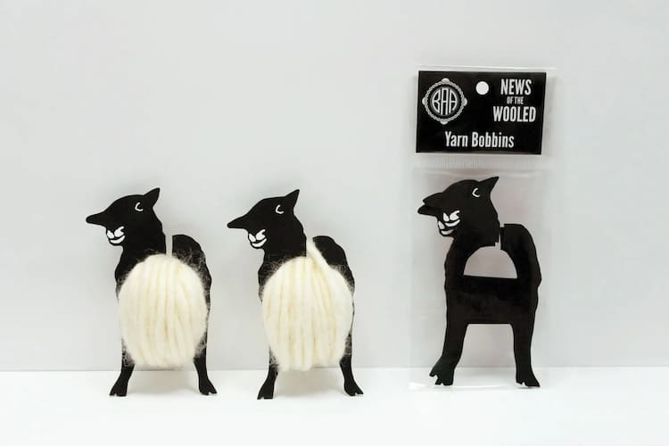 Yarn Skeins in Sheep Packaging