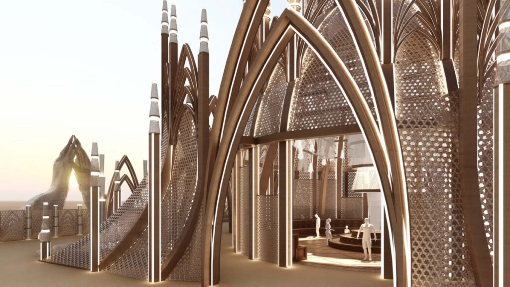 2024 Burning Man Temple Design Revealed   Burning Man Temple 2024 Temple Of Together By Caroline Ghosn 1 1024x576 