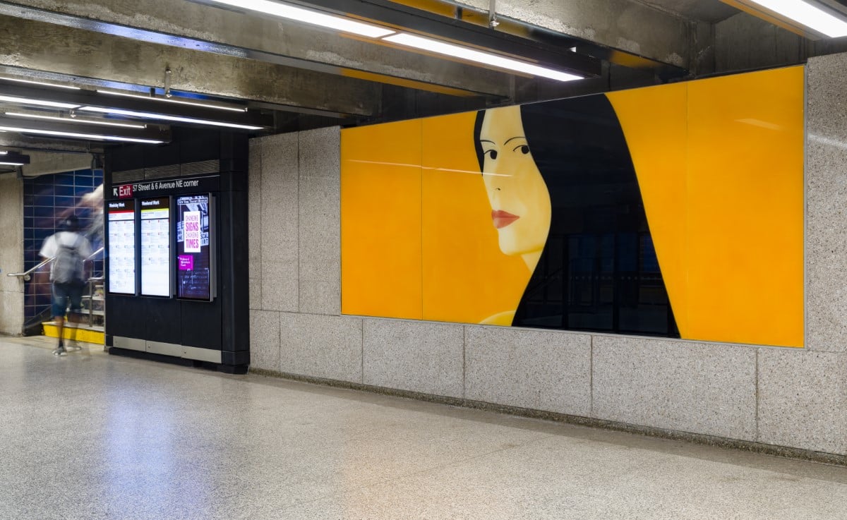 NYC Subway Art by Alex Katz
