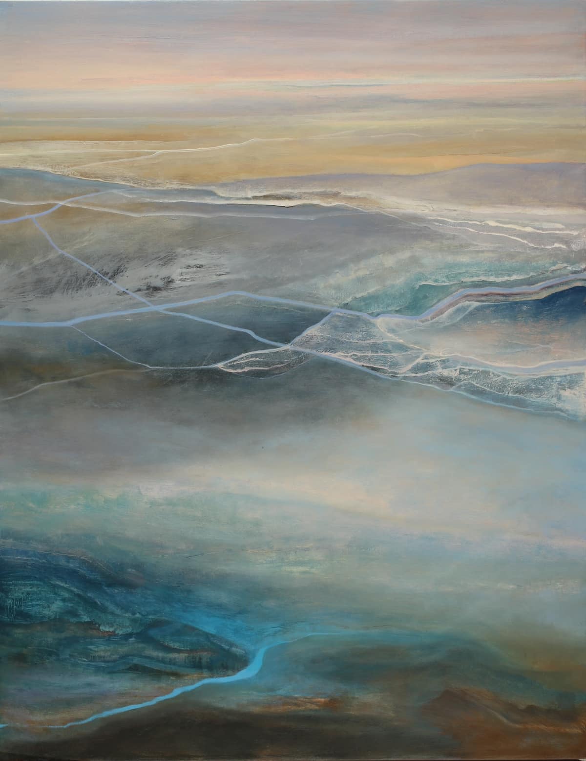 Aerial Landscape Painting by Philip Govedare