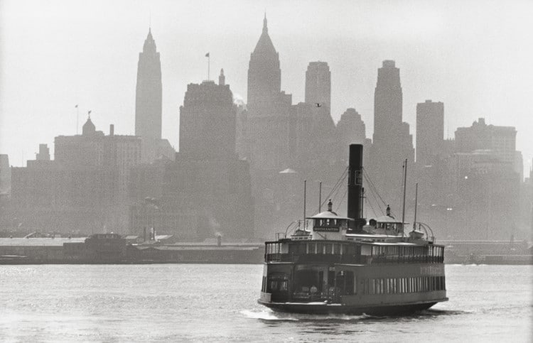 Ferry in New York in 1954 by Elliott Erwitt