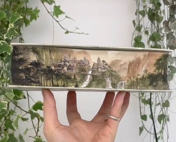 Fore-Edge Book Paintings by Maisie Matilda