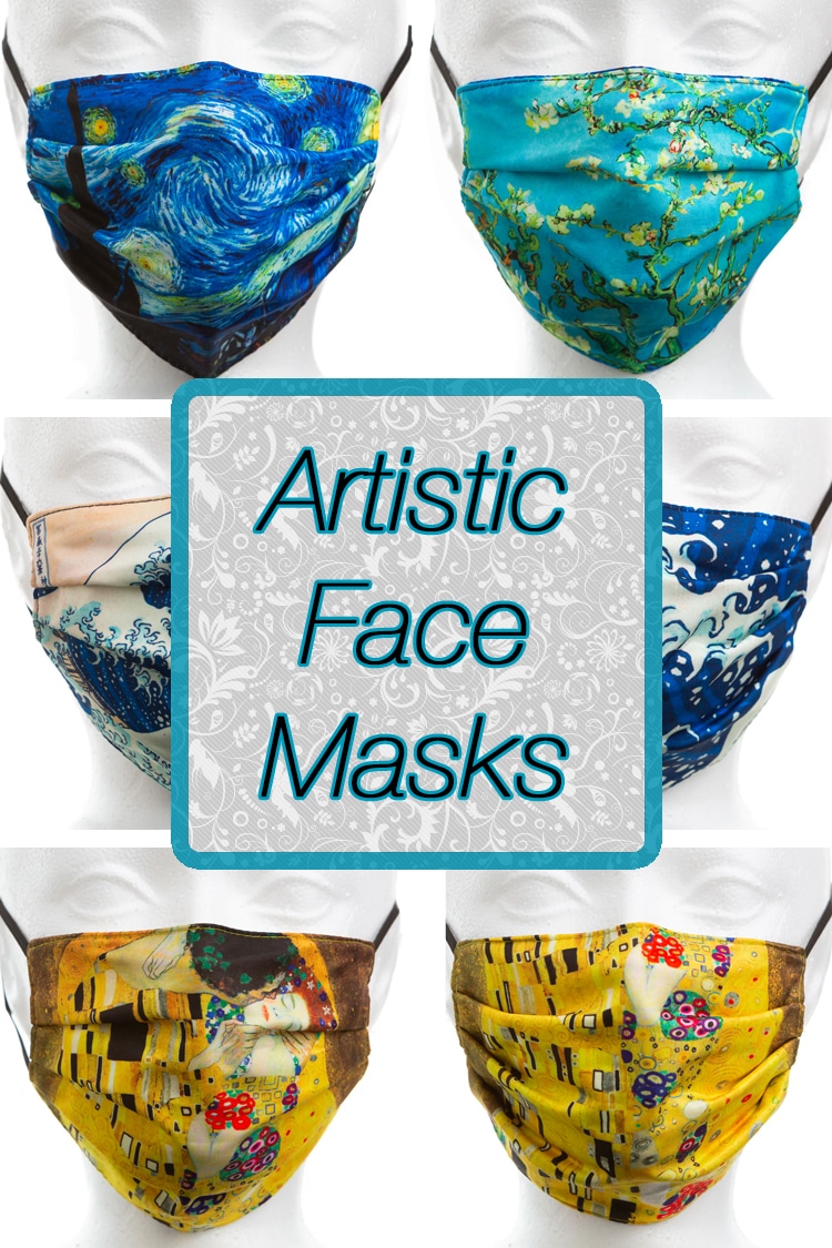 Artistic Face Masks by Today Is Art Day