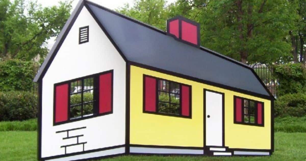 Learn About Roy Lichtenstein's Illusionistic House Sculptures