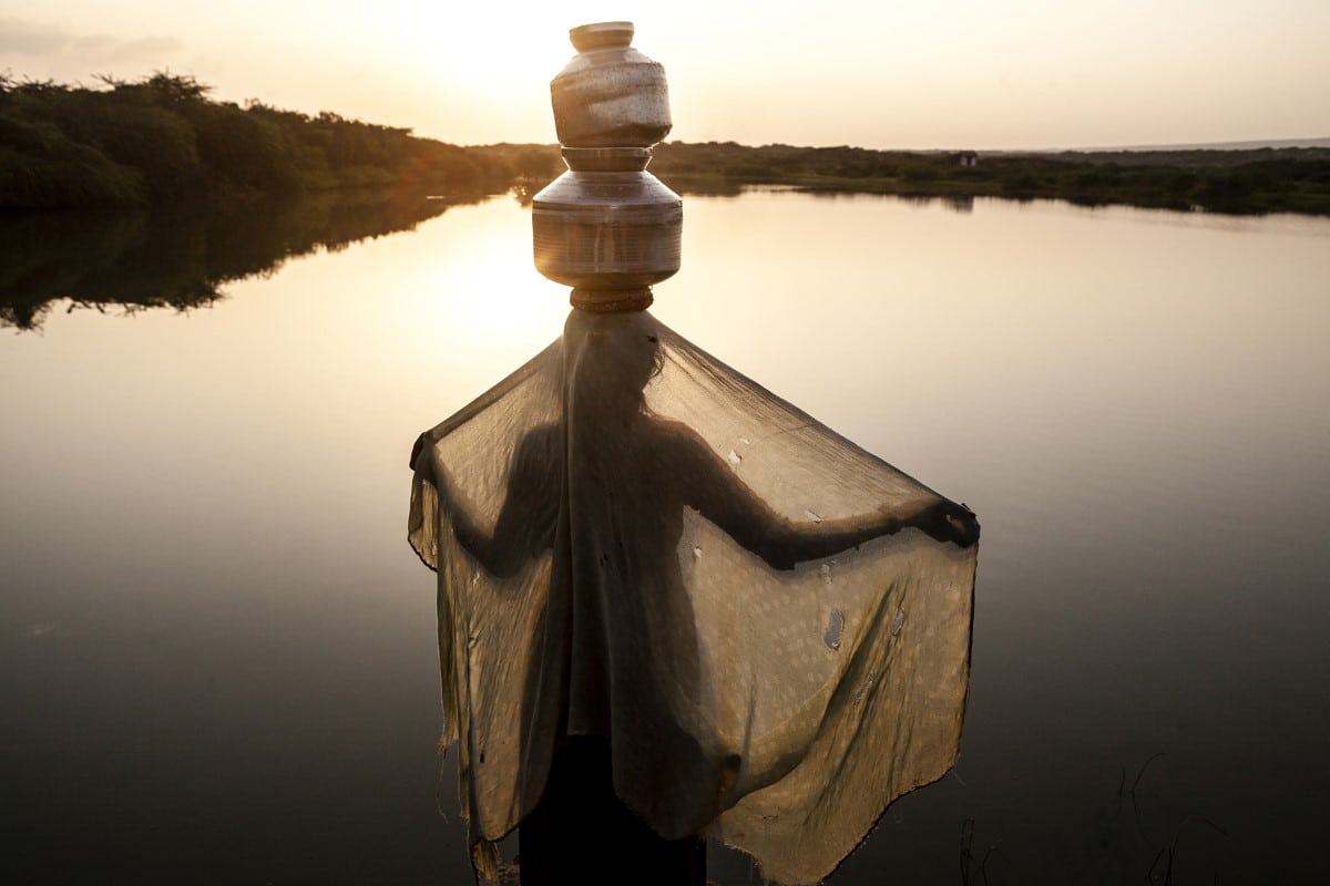 Fetching water in India's Rabari Community Village