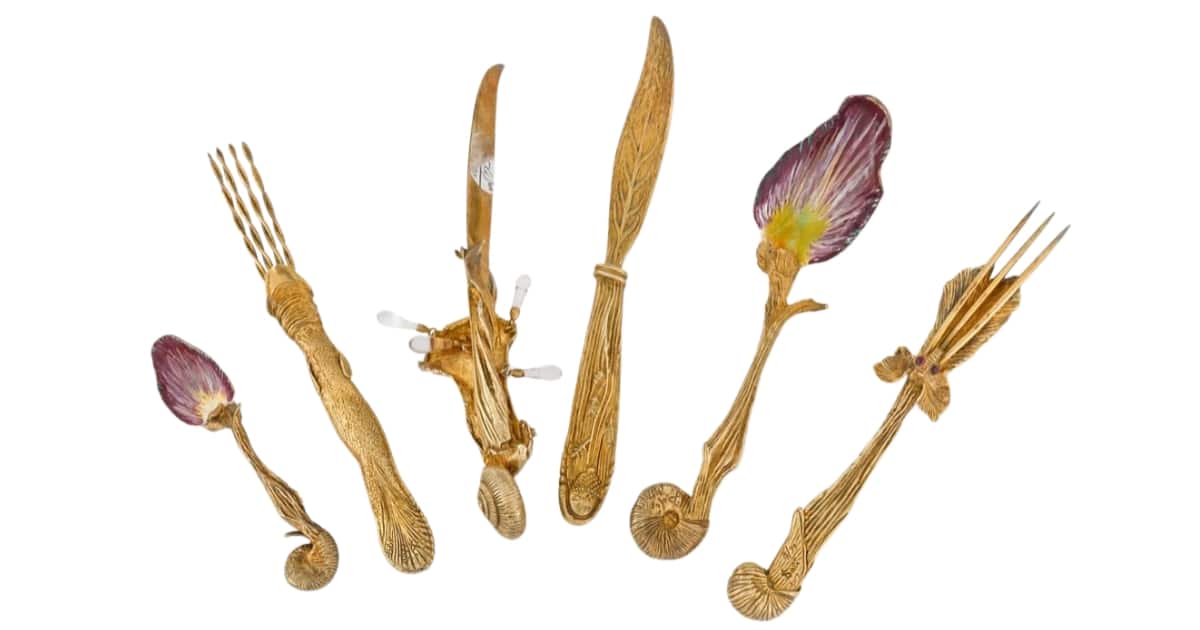 Salvador Dalí Created a Surreal Cutlery Collection Inspired by Nature in 1957