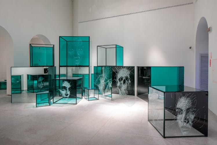 Glass Art Installation by Simon Berger